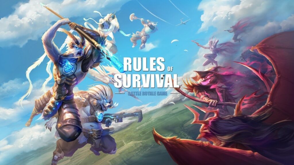 Fantasy warriors battling demons, Rules of Survival