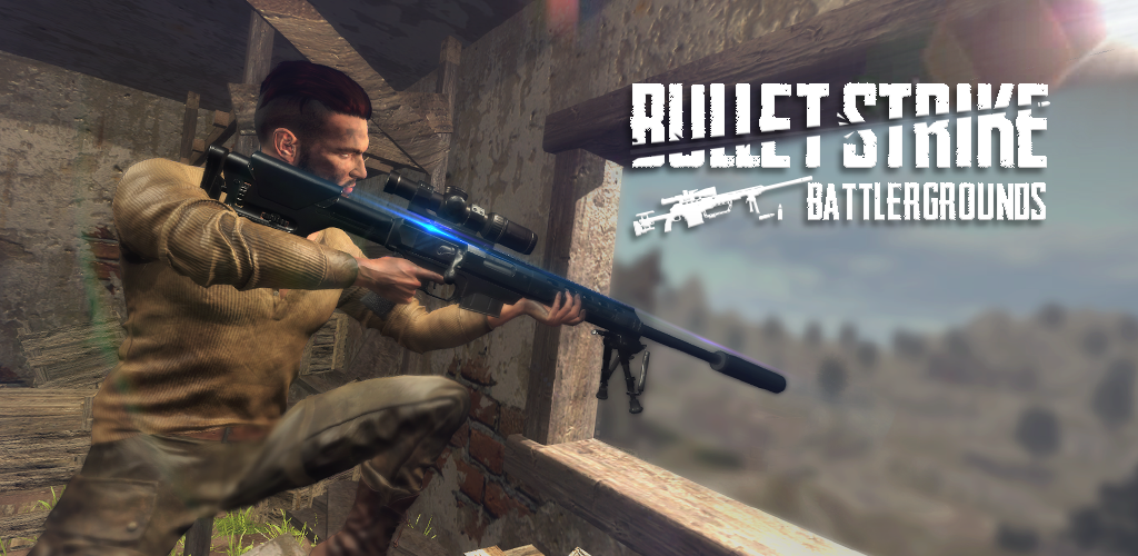 Bullet Strike Battlegrounds sniper aiming from ruined building